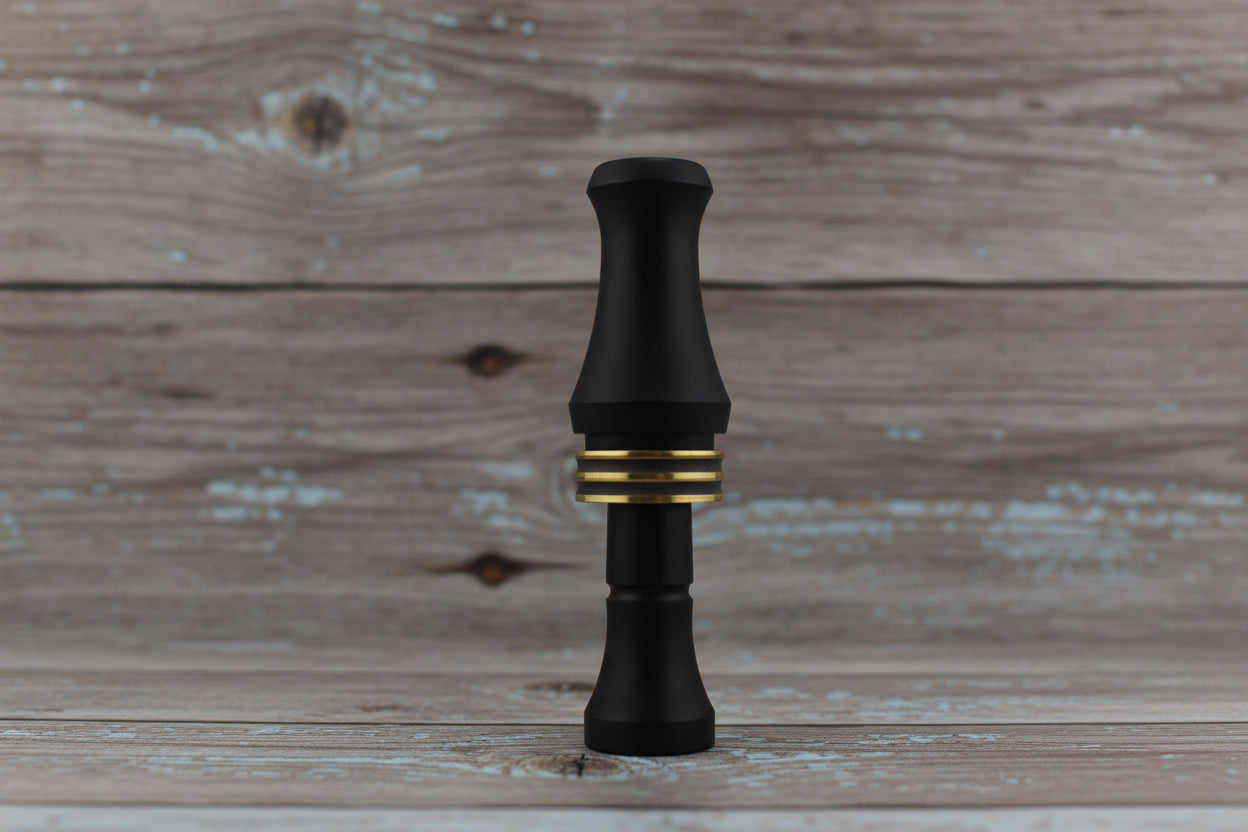 7030 Hybrid- Matte Black/Brass Band