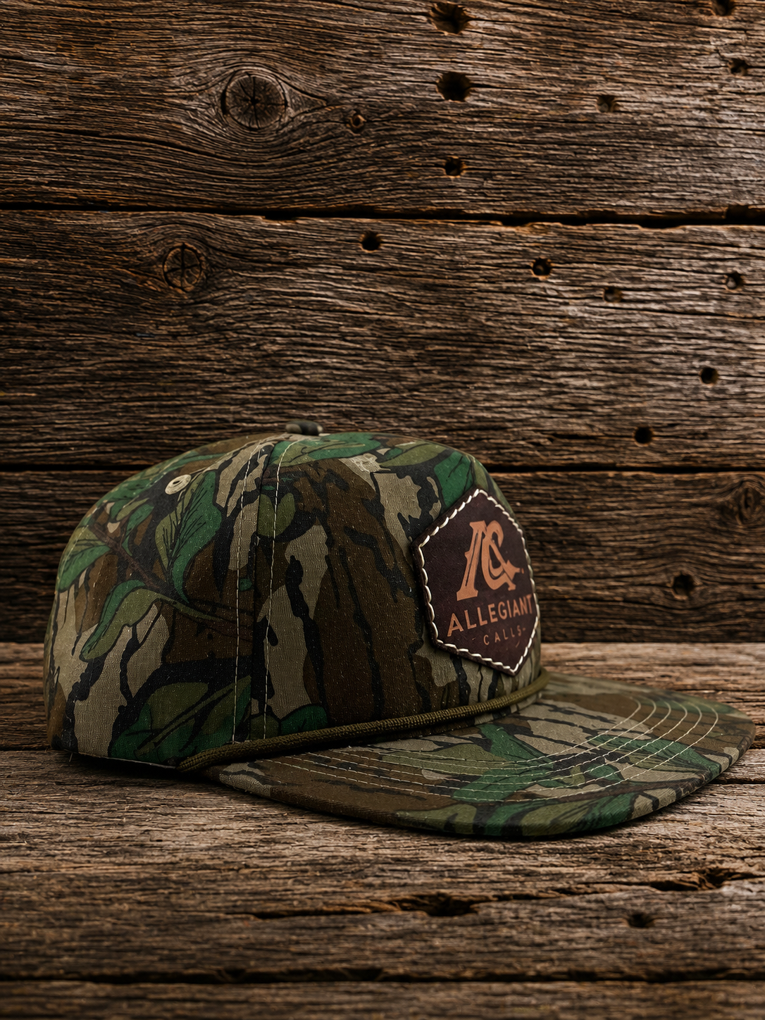 Greenleaf Goat Rope/Leather stitched logo SnapBack