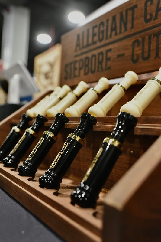 Step-bore Cutdown- Blasted Matte Black/Stainless steel band