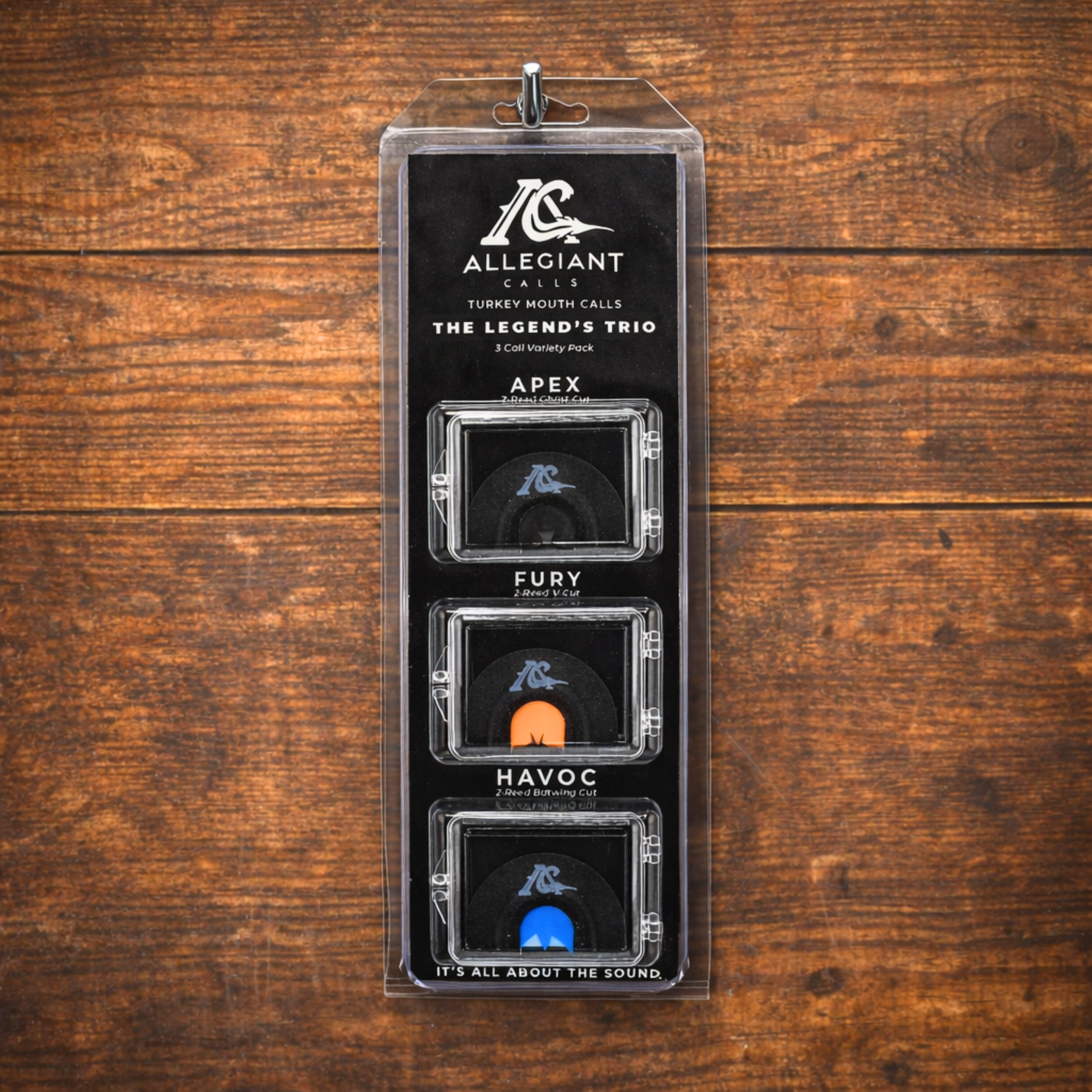 The Legend's Trio Call Set | Premium Turkey Calls by Allegiant Calls