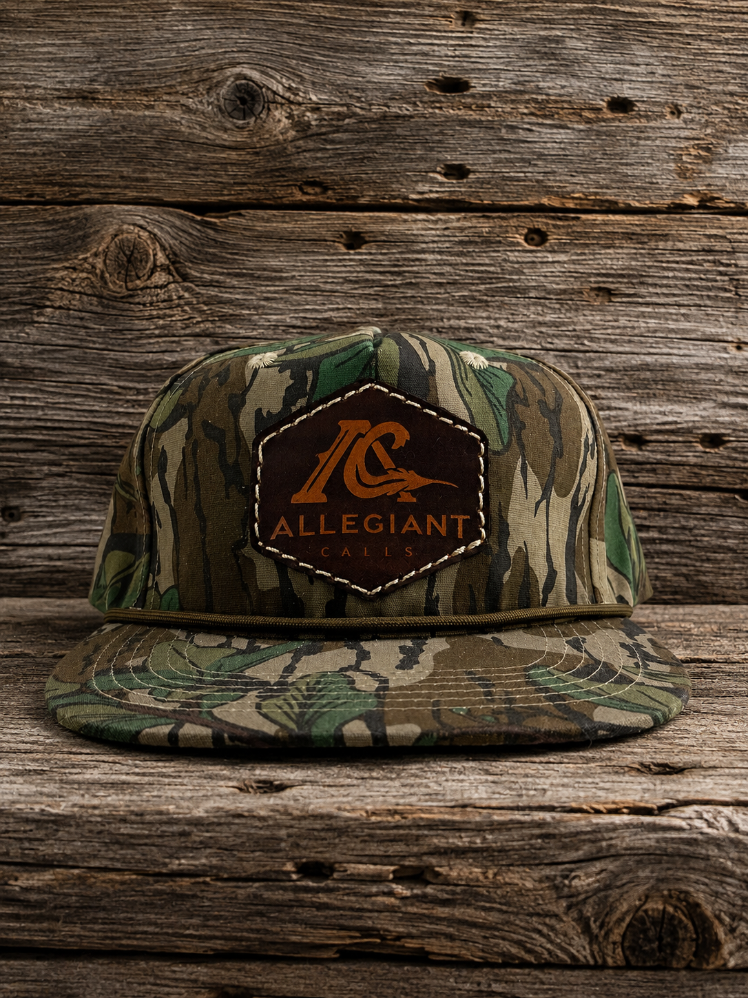 Greenleaf Goat Rope/Leather stitched logo SnapBack