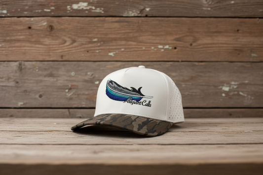 Performance Snapback Ivory/Bottomland Feather Quill Stitched logo